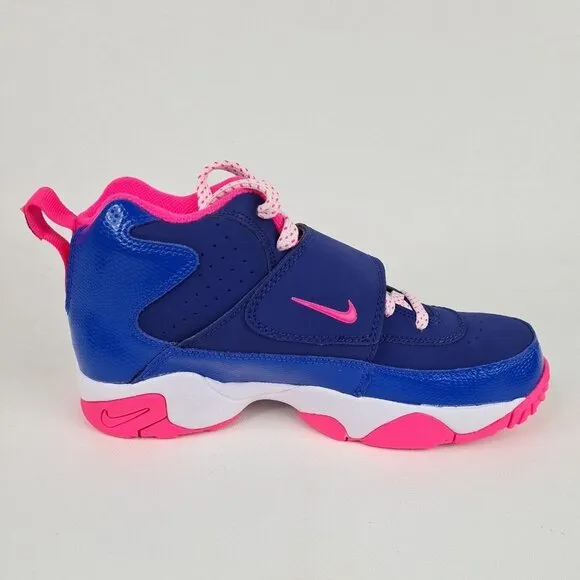 Nike Air Mission Blue Pink Basketball Leather