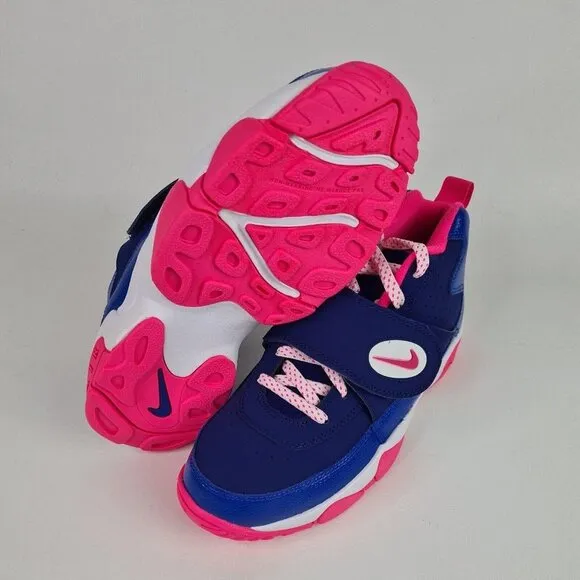 Nike Air Mission Blue Pink Basketball Leather