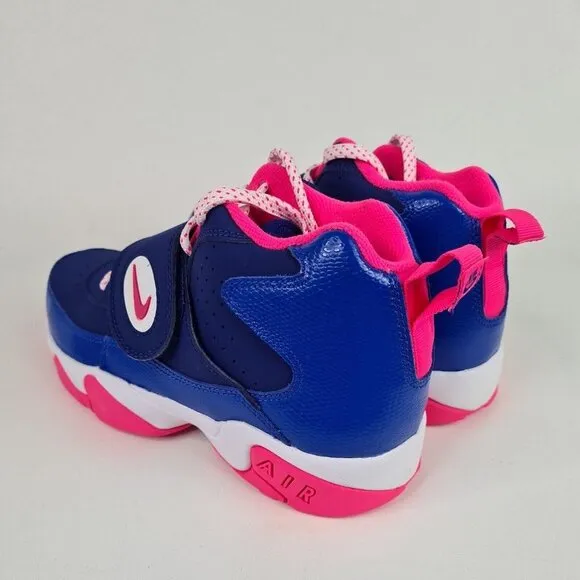 Nike Air Mission Blue Pink Basketball Leather