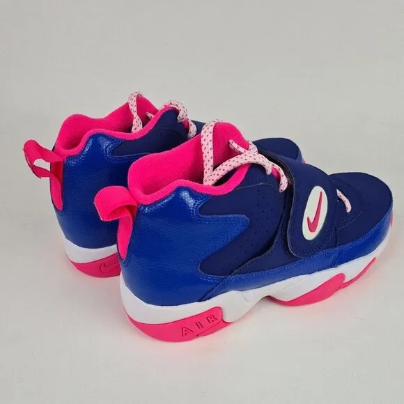Nike Air Mission Blue Pink Basketball Leather