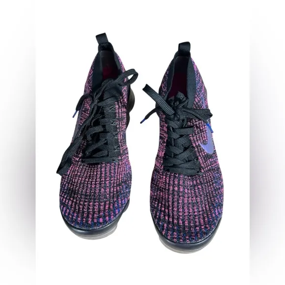 Nike Air VaporMax Flyknit 3 Purple Laser Fuchsia Shoes AJ6900-007 Mens Shoes 10