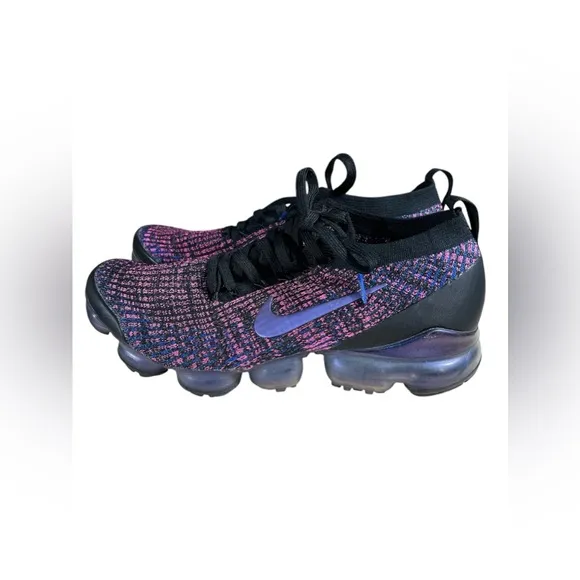 Nike Air VaporMax Flyknit 3 Purple Laser Fuchsia Shoes AJ6900-007 Mens Shoes 10