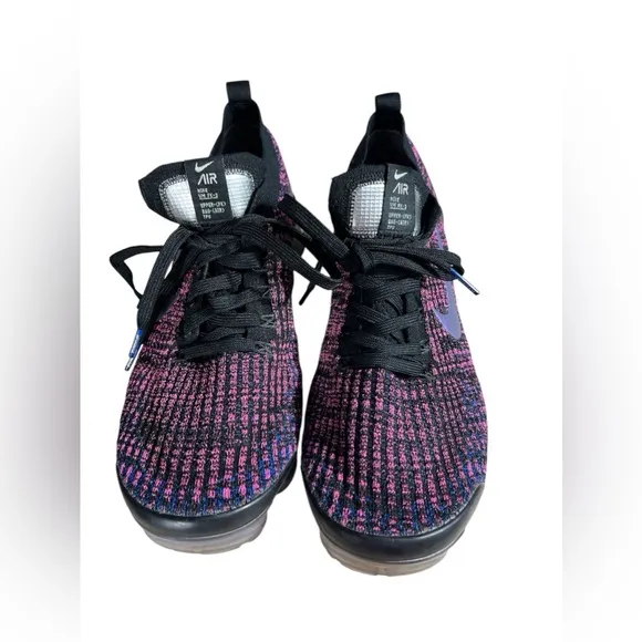 Nike Air VaporMax Flyknit 3 Purple Laser Fuchsia Shoes AJ6900-007 Mens Shoes 10