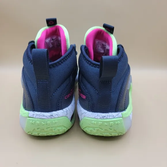 Nike Air Zoom Crossover 2 GS Kid's Shoes Size 5.5 Black White Neon Pink New