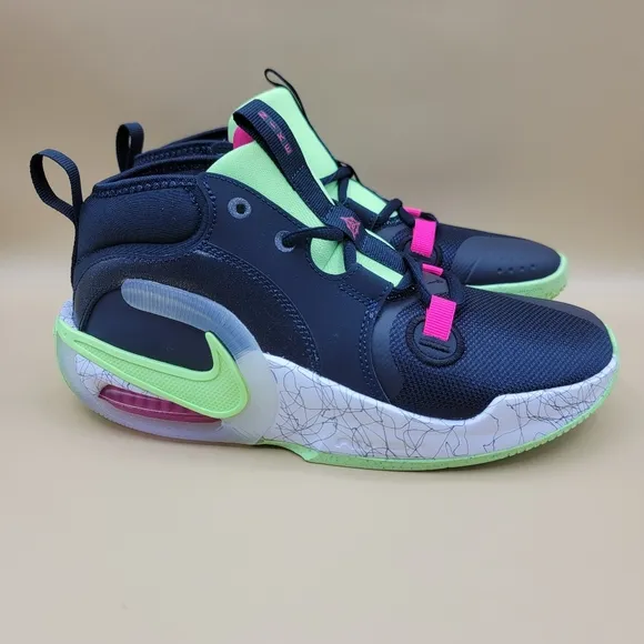 Nike Air Zoom Crossover 2 GS Kid's Shoes Size 5.5 Black White Neon Pink New