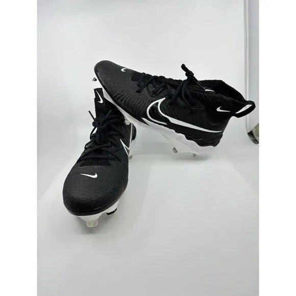 Nike Alpha Huarache NXT Black White Baseball Cleats DJ6517-001 Mens Size 11.5