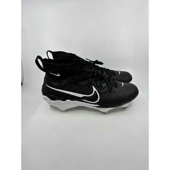 Nike Alpha Huarache NXT Black White Baseball Cleats DJ6517-001 Mens Size 11.5