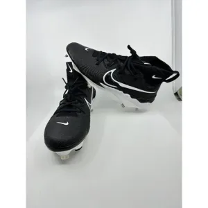 Nike Alpha Huarache NXT Black White Baseball Cleats DJ6517-001 Mens Size 11.5