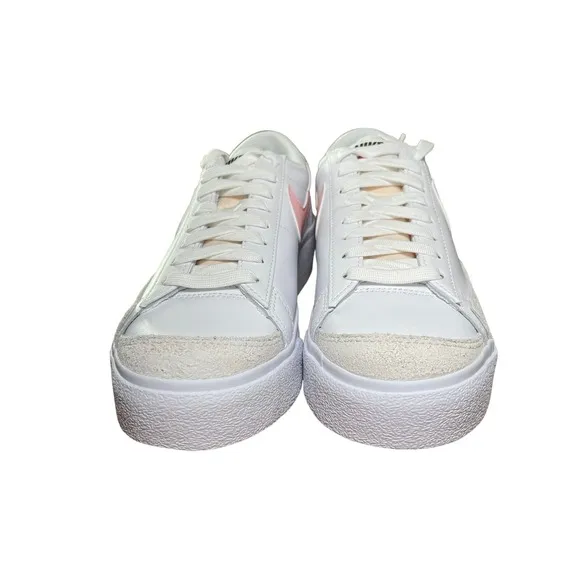 Nike Blazer Low Platform White Pink Glaze Casual Shoes DJ0292-103 Women Size 10