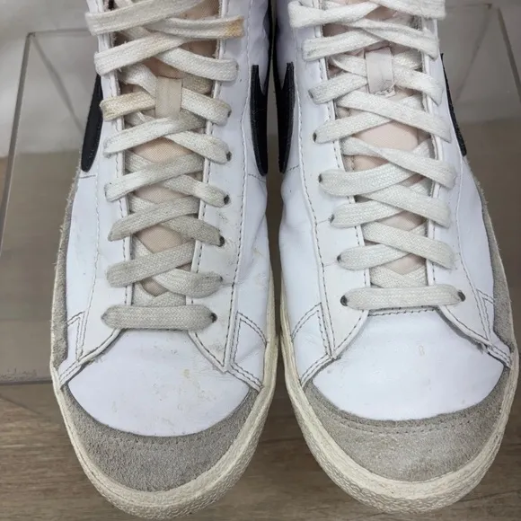 Nike Blazer Mid '77 Vintage 'White Black' BQ6806-100 Men's Size  9.5  Retro