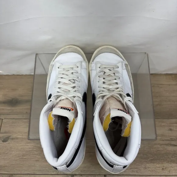 Nike Blazer Mid '77 Vintage 'White Black' BQ6806-100 Men's Size  9.5  Retro