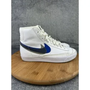 Nike Boys Blazer Mid Next Nature FD0690-100  White Street Leather Sneakers 5.5Y