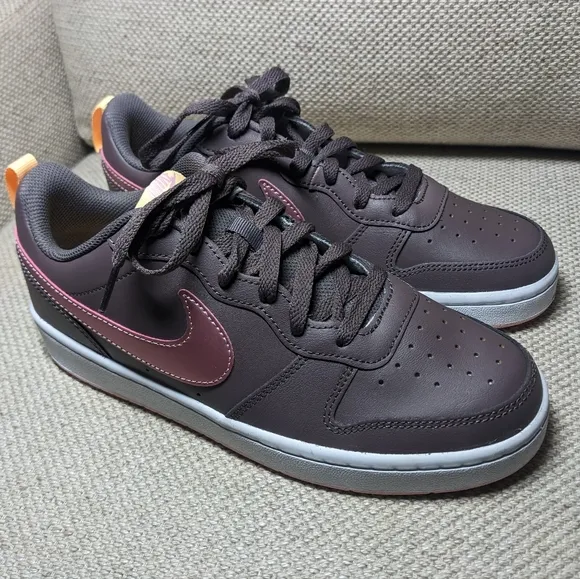 Nike Court Borough Low 2 Women's 8.5, Mens &amp; Kids 7 in Violet/Melon/Pink