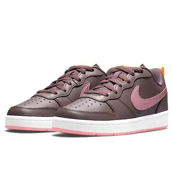 Nike Court Borough Low 2 Women's 8.5, Mens &amp; Kids 7 in Violet/Melon/Pink