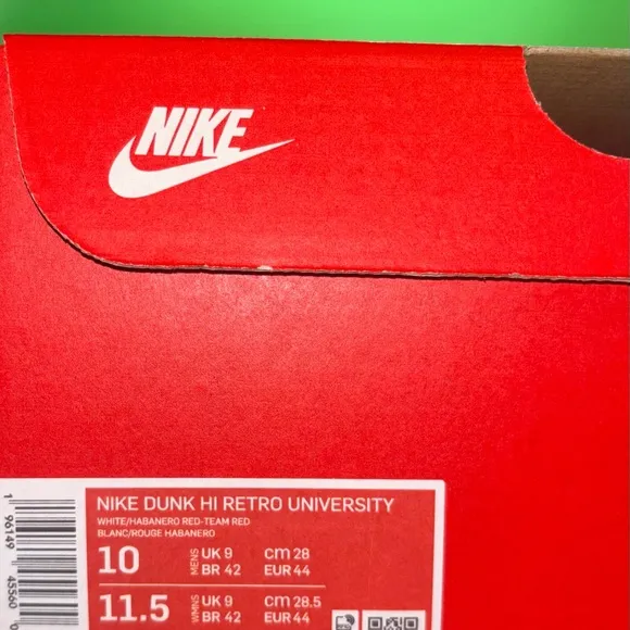 Nike Dunk High Retro University