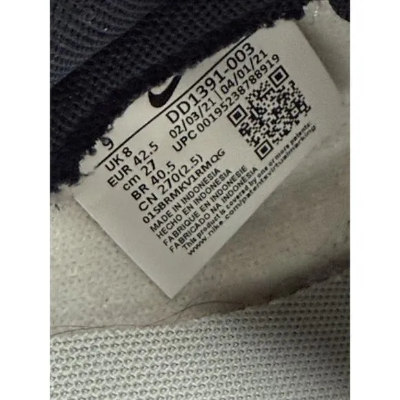 Nike Dunk Low Retro “Georgetown” Men’s Size 9 OG DD1391-003