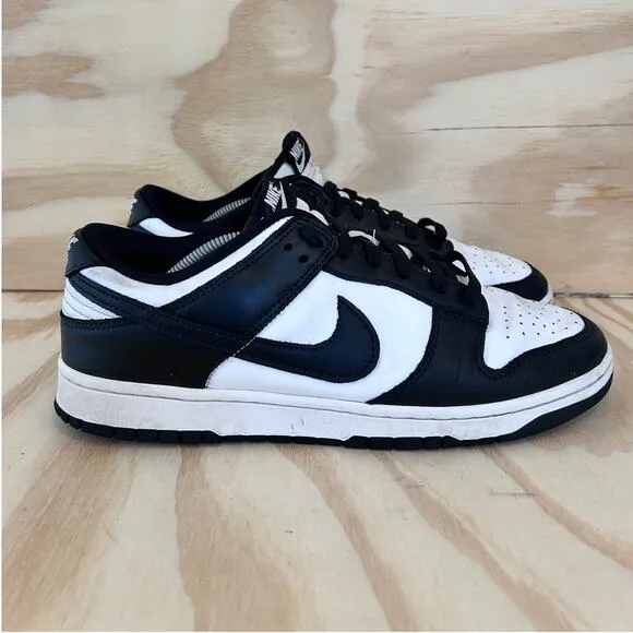 Nike - Dunk Low Retro Panda - Sneakers - Black/White - Men's - 12 - DD1391-100