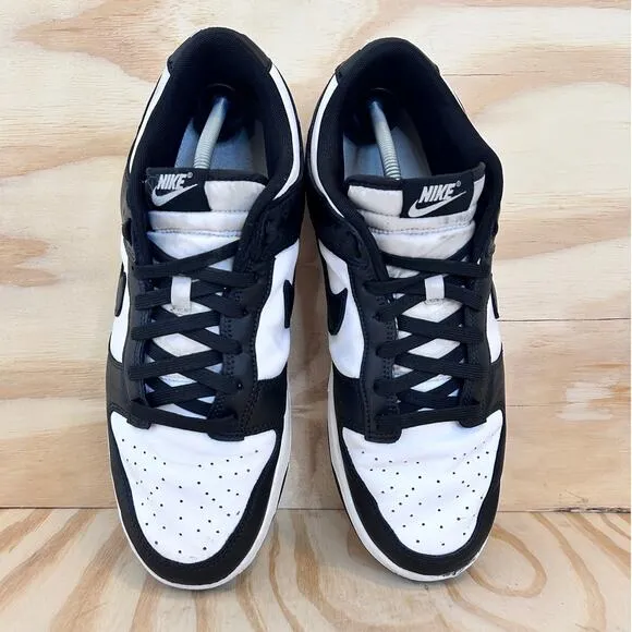 Nike - Dunk Low Retro Panda - Sneakers - Black/White - Men's - 12 - DD1391-100
