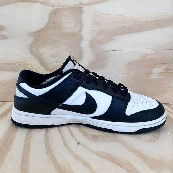 Nike - Dunk Low Retro Panda - Sneakers - Black/White - Men's - 12 - DD1391-100
