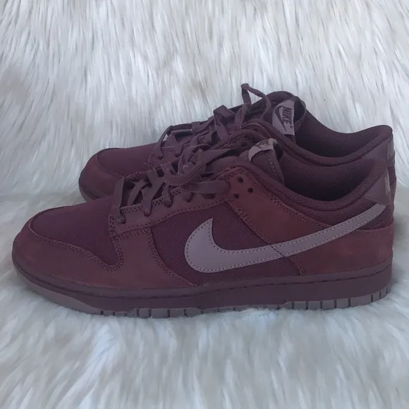 Nike Dunk Low Retro Premium FB8895-600 Mens Burgundy Casual Sneaker Shoes size 9