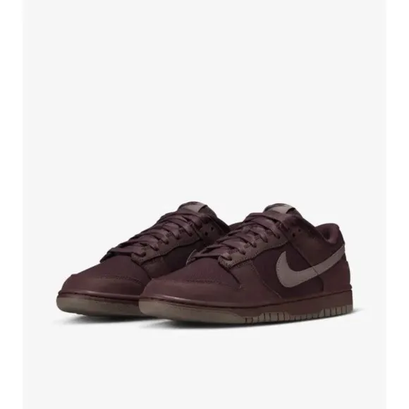 Nike Dunk Low Retro Premium FB8895-600 Mens Burgundy Casual Sneaker Shoes size 9