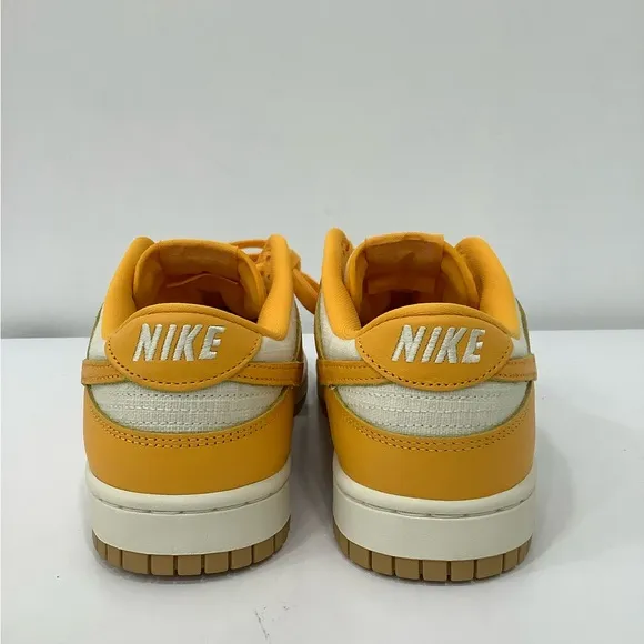 Nike Dunk Low Retro PRM White University Gold Shoes Sneaker HF4867-739 Size 10.5