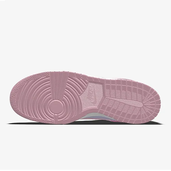 NIKE Dunk Low Size 8.5 Pink Lavender Black
