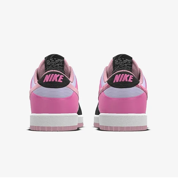NIKE Dunk Low Size 8.5 Pink Lavender Black