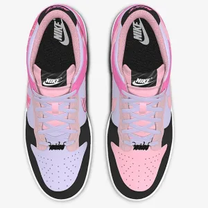 NIKE Dunk Low Size 8.5 Pink Lavender Black