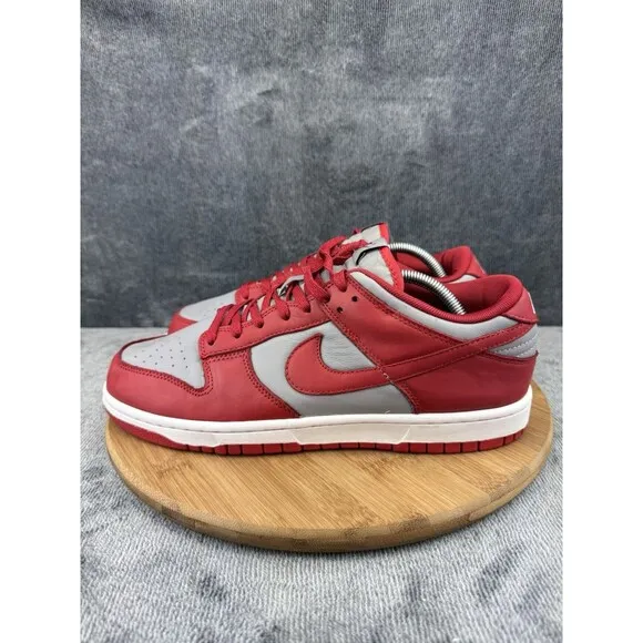 Nike Dunk Low SP UNLV Shoes Mens Size 11 Red Gray Basketball Street Sneakers