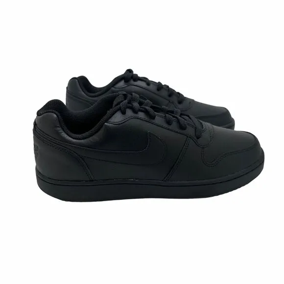 🤩Nike Ebernon Low Triple Black Athletic Basketball Men Shoes Sz 8 AQ1775-003