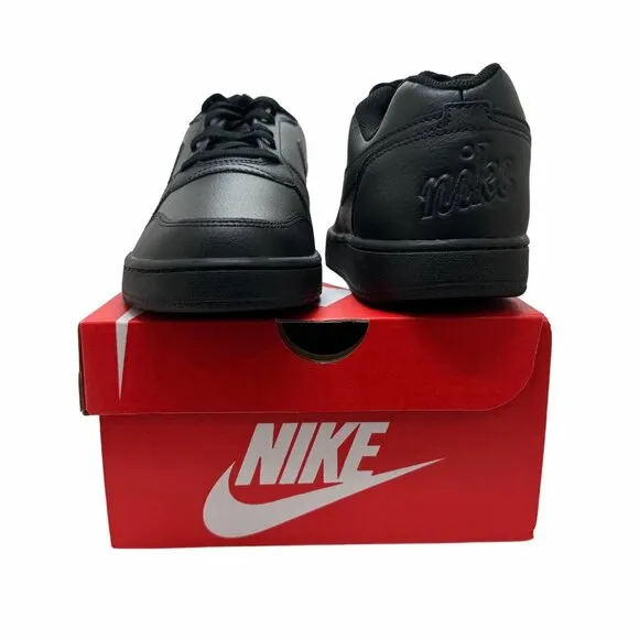 🤩Nike Ebernon Low Triple Black Athletic Basketball Men Shoes Sz 8 AQ1775-003