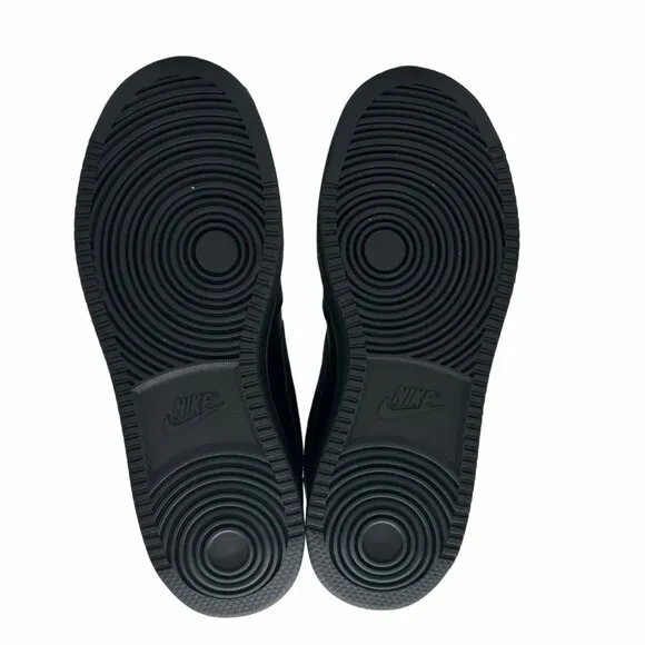 🤩Nike Ebernon Low Triple Black Athletic Basketball Men Shoes Sz 8 AQ1775-003