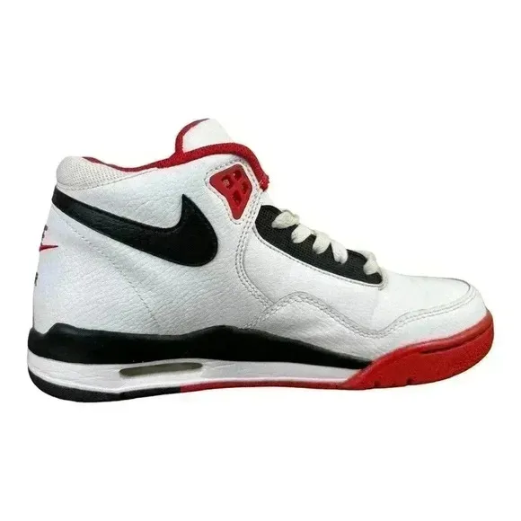 Nike Flight Legacy Red White Black Basketball BQ4212-100 Men’s - Size US 8