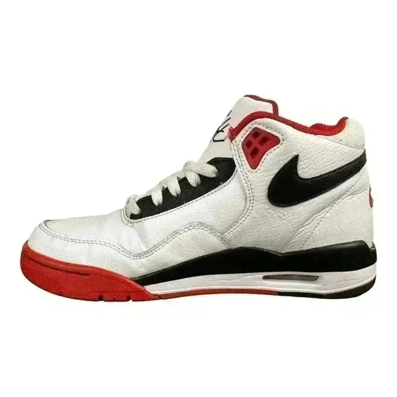 Nike Flight Legacy Red White Black Basketball BQ4212-100 Men’s - Size US 8