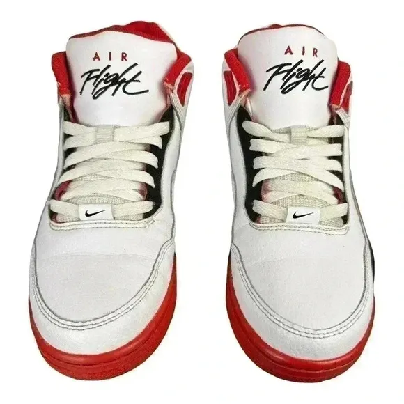 Nike Flight Legacy Red White Black Basketball BQ4212-100 Men’s - Size US 8