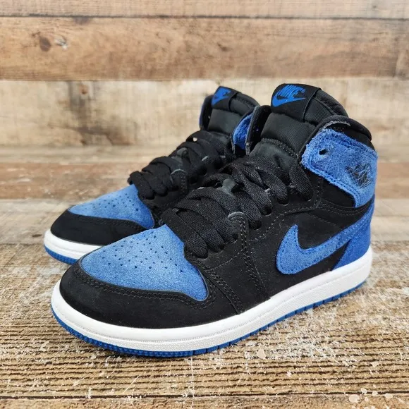 Nike Jordan 1 Retro High Kids Sz 13 C Mid OG PS AJ1 Royal Reimagined FD1412-042