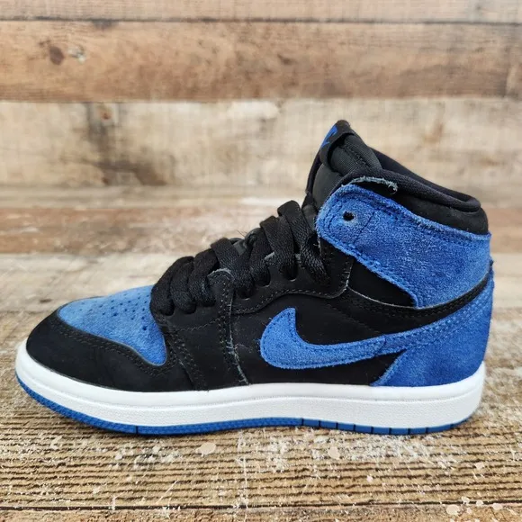 Nike Jordan 1 Retro High Kids Sz 13 C Mid OG PS AJ1 Royal Reimagined FD1412-042