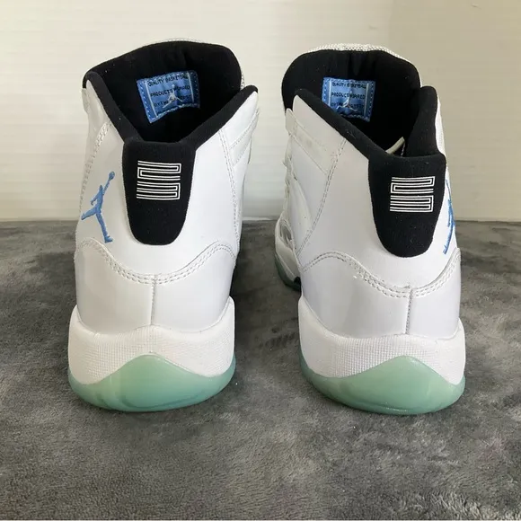 Nike Jordan 11 Retro Blue (378038-117) Boys Size 6.5 New With Imperfections