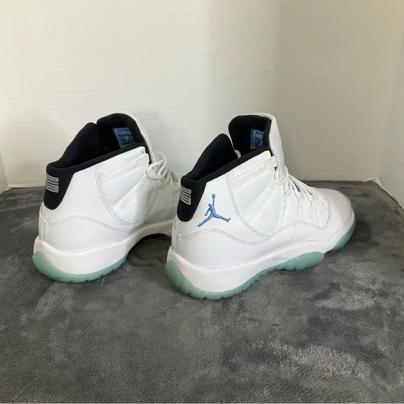 Nike Jordan 11 Retro Blue (378038-117) Boys Size 6.5 New With Imperfections
