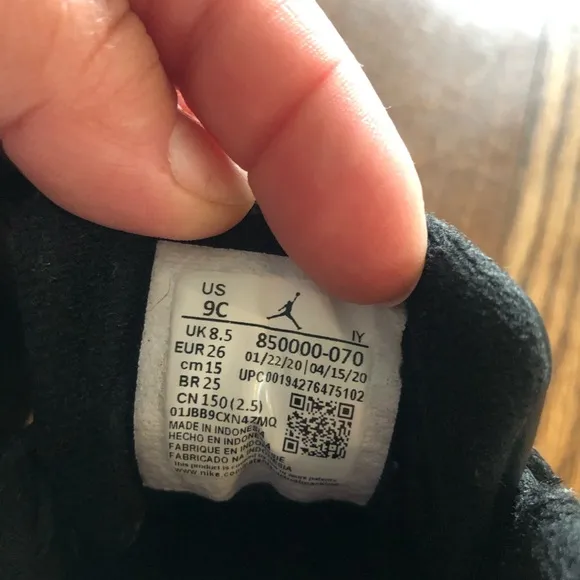 Nike Jordan’s 23 Nike Air Jordan 12 Retro ‘University Gold' baby shoes