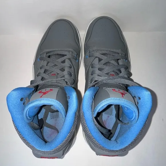 Nike Jordan’s Gray and Blue Legend with Red Accents Men’s Size 10