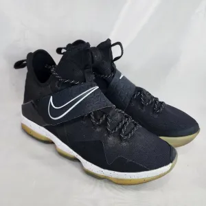 Nike LeBron 14 XIV‎ Black Ice Black White Shoes 852505-002 Retro Men's Size 12