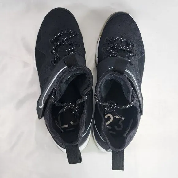 Nike LeBron 14 XIV‎ Black Ice Black White Shoes 852505-002 Retro Men's Size 12