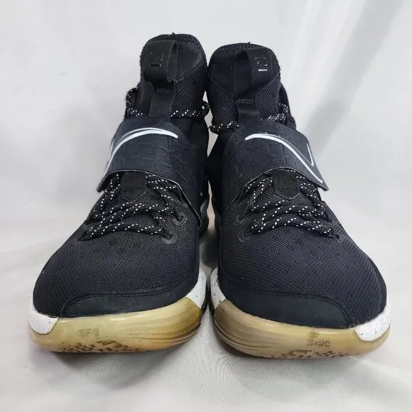 Nike LeBron 14 XIV‎ Black Ice Black White Shoes 852505-002 Retro Men's Size 12