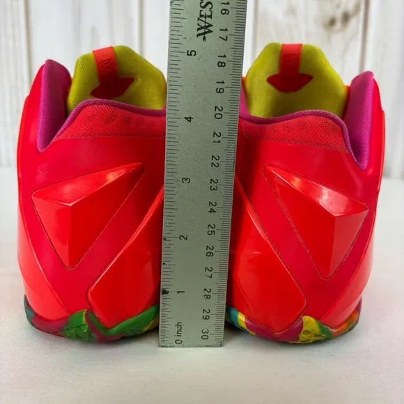 Nike LeBron Fruity Pebbles Sneakers Colorful Lace Up Unisex Tennis Shoe Sz 5.5Y