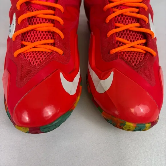Nike LeBron Fruity Pebbles Sneakers Colorful Lace Up Unisex Tennis Shoe Sz 5.5Y
