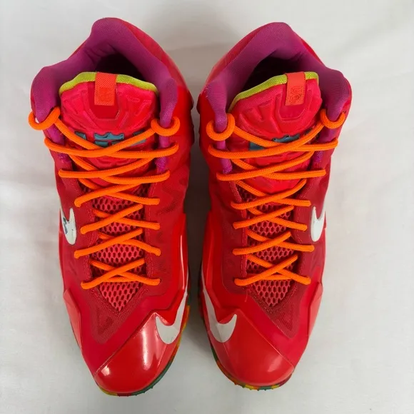 Nike LeBron Fruity Pebbles Sneakers Colorful Lace Up Unisex Tennis Shoe Sz 5.5Y