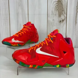 Nike LeBron Fruity Pebbles Sneakers Colorful Lace Up Unisex Tennis Shoe Sz 5.5Y