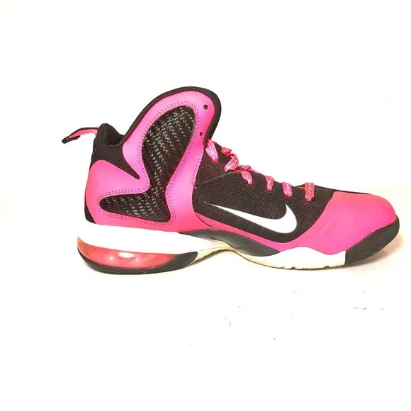 Nike Lebron James LBJ 9GS Laser Pink Basketball Shoes 472664-600 Youth Sz 7 Y